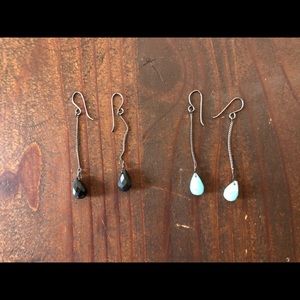 Fossil Teardrop Earrings